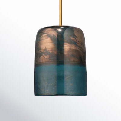 Taza Single Light Glass Dimmable Pendant
