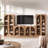 4-Piece Modular TV Stand Set Jagger Series 1A2I, Camel-2144124974