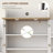 HOMCOM 66.5" Pantry Cabinet With Microwave Stand, Freestanding Kitchen Storage Cabinet With Hutch, 8 Door Shelves, Adjustable Shelves, Food Pantry Cabinet For Dining Room, White