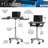 Folding Table Laptop Cart, Graphite