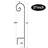 Mirabeau 2 Pack Shepherds Hook One Piece Structure No Assembly Required Heavy Duty 2/5 inch-1555212951-1555212937