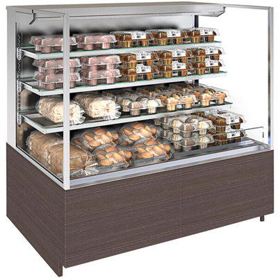 Vitrine non réfrigérée 36 po avec trois tablettes Structural Concepts