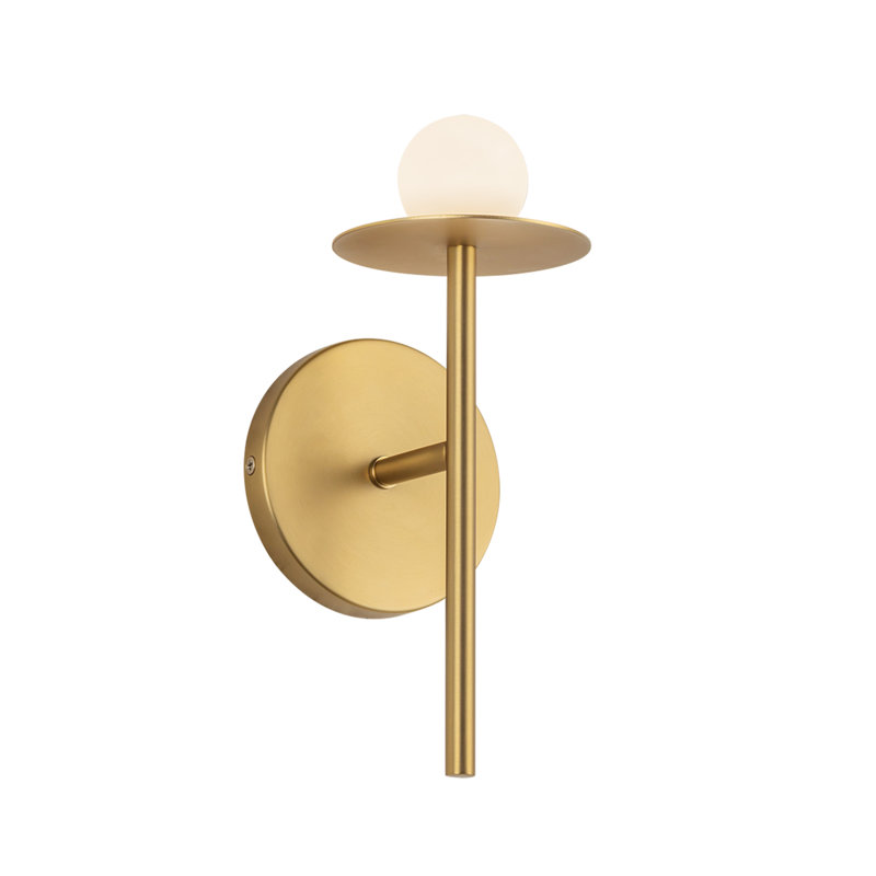 Applique murale Elixir, Doré, H 10,13 po x l 4,38 po x P 4,25 po, 6 W
