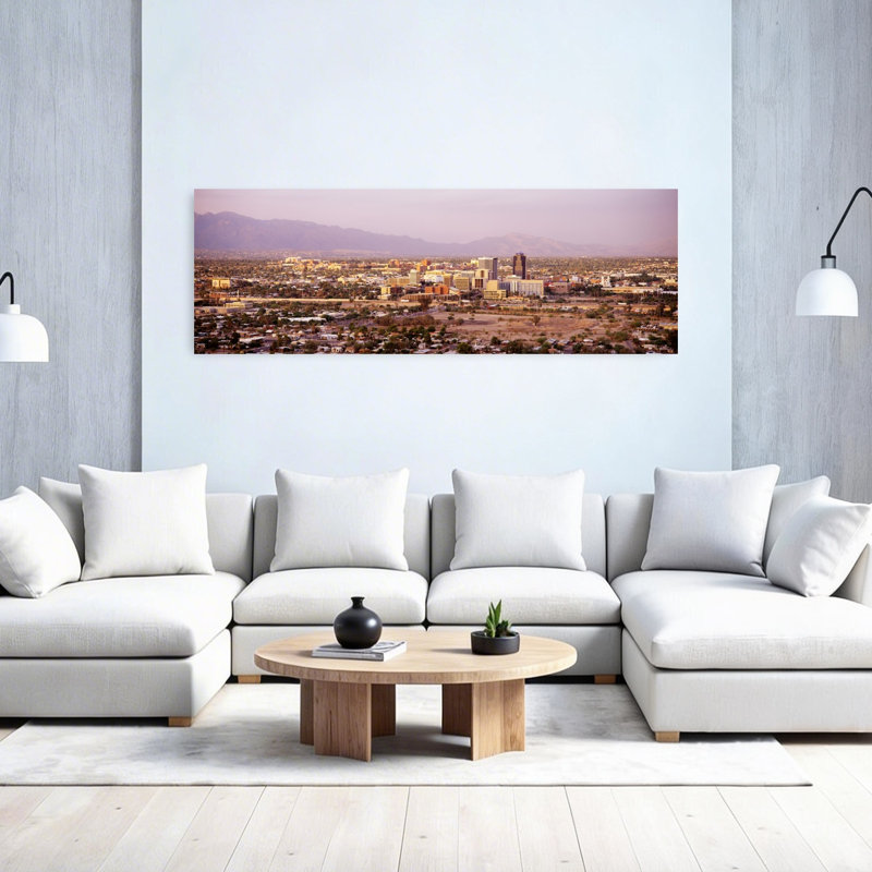 Tucson Arizona USA 1 Piece Wrapped Canvas Panoramic Wall Art, 50.8 cm H x 152.4 cm W