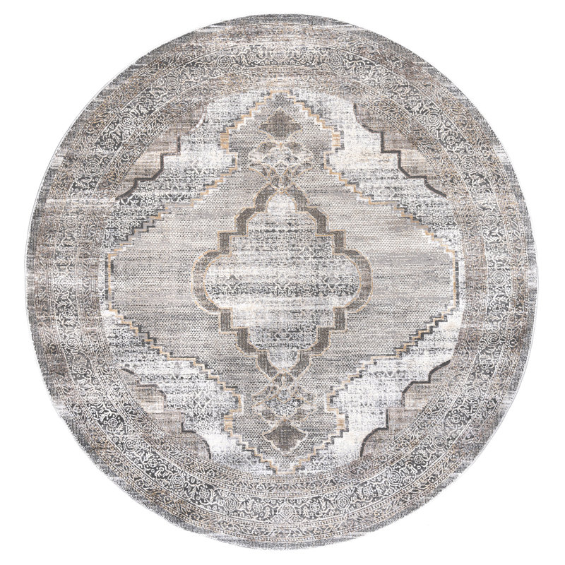 Waterford Abstract Indoor Rug, Round 7'10"