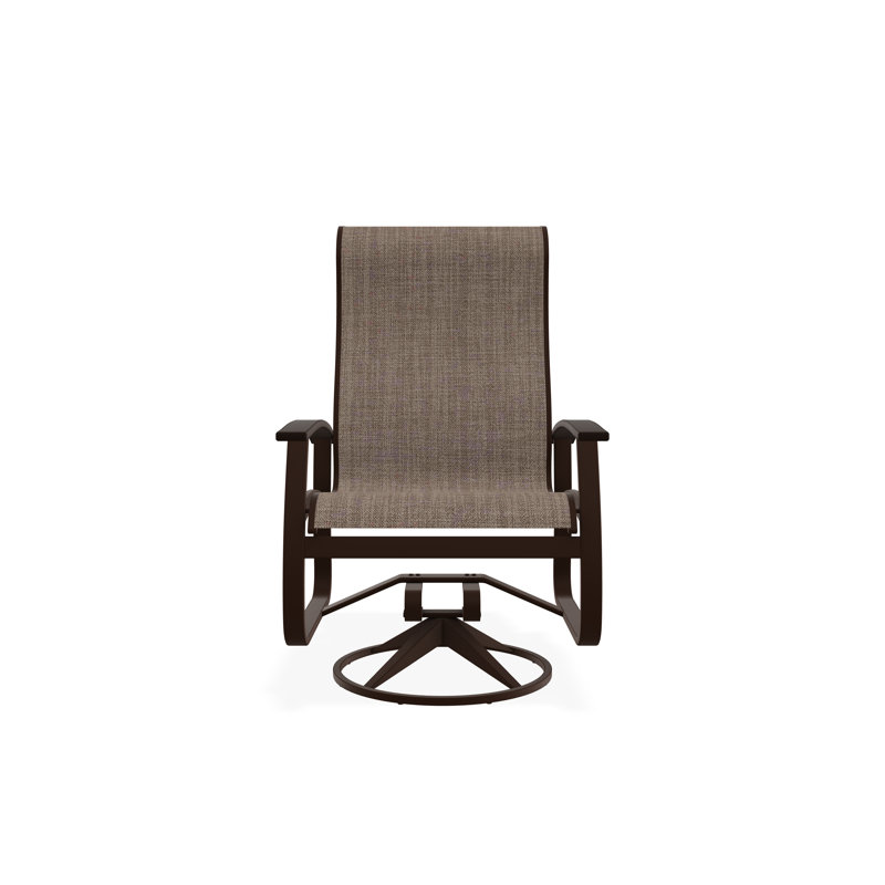 Belle Isle Outdoor Dining Chair, Kona, Augustine Fennel Sunbrella®
