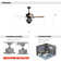 Kohn 52'' Ceiling Fan with Light Kit