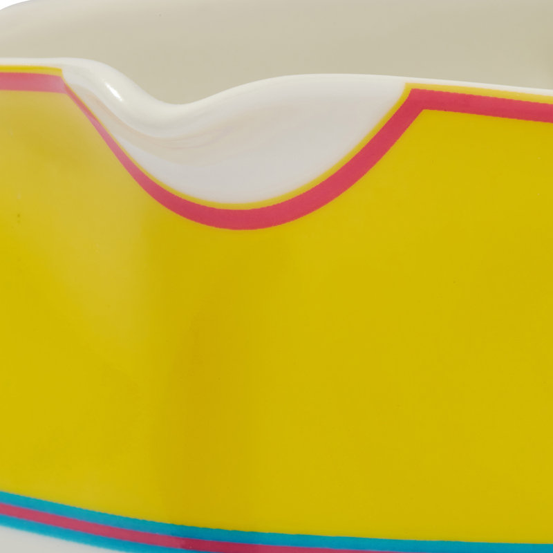 Cruche 12 oz en turquoise, Jaune