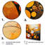 Fiery Fusion III - Abstract Collages Wall Art Living Room-666510191-666510100