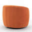 Fauteuil demi-tonneau pivotant en velours Arrun-223861482
