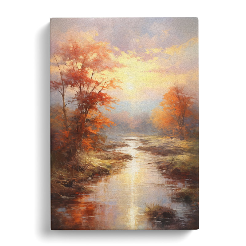 Landscape Impressionism - No Frame Print, 50cm H x 35cm W x 3cm D