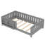 Lit simple avec bibliothèque intégrée et barrière de sécurité de haute qualité, gris-1840194868-1840194870