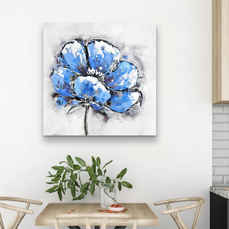Abstract petals - 32"x32" art on canvas