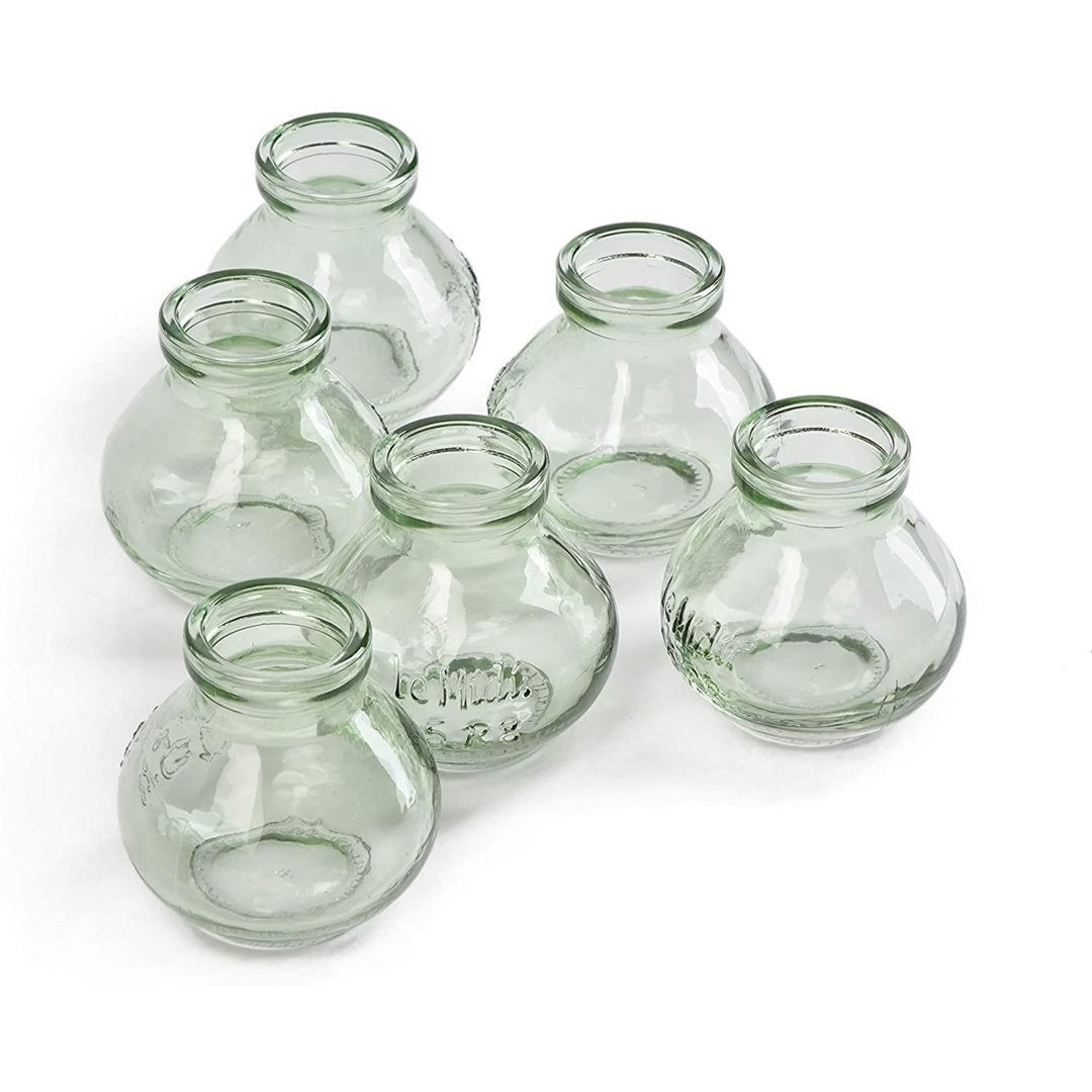 Pecic Glass Table Vase (Set of 6) Highland Dunes
