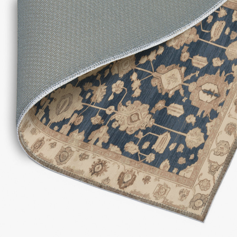 Tapis intérieur et extérieur brun Overdyed, Rectangulaire 8 pi x 10 pi