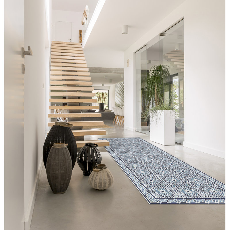 Aban Geometric Area Rug, Runner 78 x 225cm
