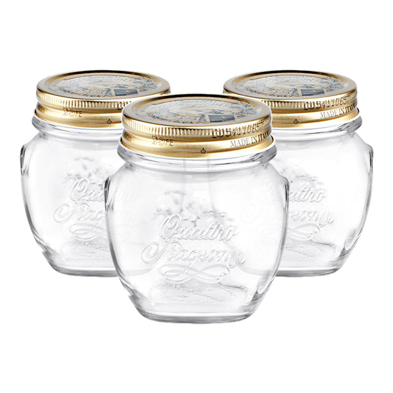 Quattro Stagioni Glass Storage Jars - 300ml