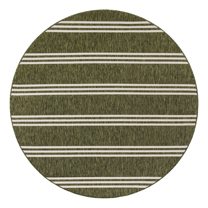 Baho Anguilla Indoor/Outdoor Rug, Round 6'7"