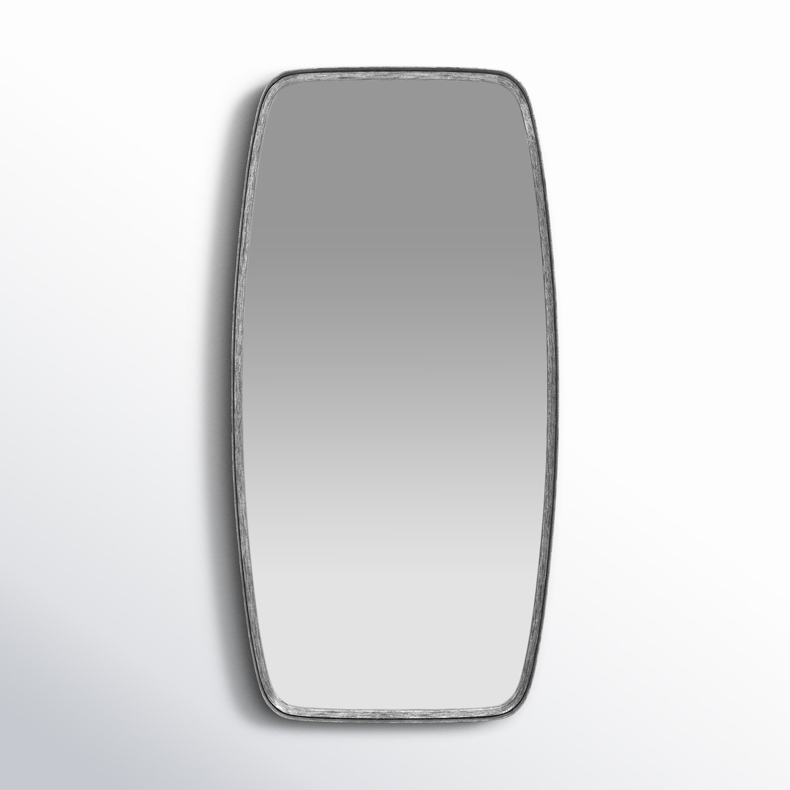 Belle Accent Mirror, Silver Leaf, 40" x 20"