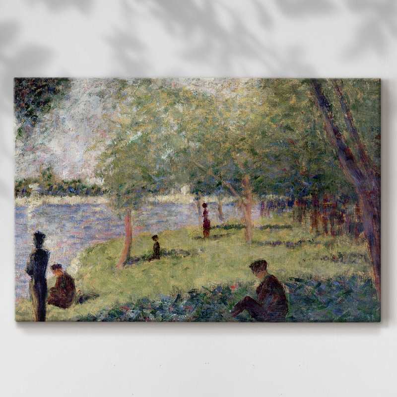 Étude pour dimanche à La Grande Jatte - Cavas enveloppés de galerie, 8 x 12