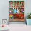  «Chamomile Tea Time» par Maria Laura Bratoz, art mural sur toile, 12 po x 16 po