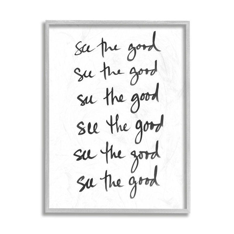 «See the Good», reproduction d'art graphique, Estampe numérique Farmhouse, H 14 po x l 11 po x P 1,5 po