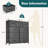  Tall Dresser for Bedroom Tall Fabric Dresser with Wooden Top - Tall Drawers, Sturdy Storage Tower for Bedroom, Closet, Nursery, Entryway, Kids Room-275192850