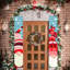 Bannière de décoration de Noël 70,86 x 70,86 po