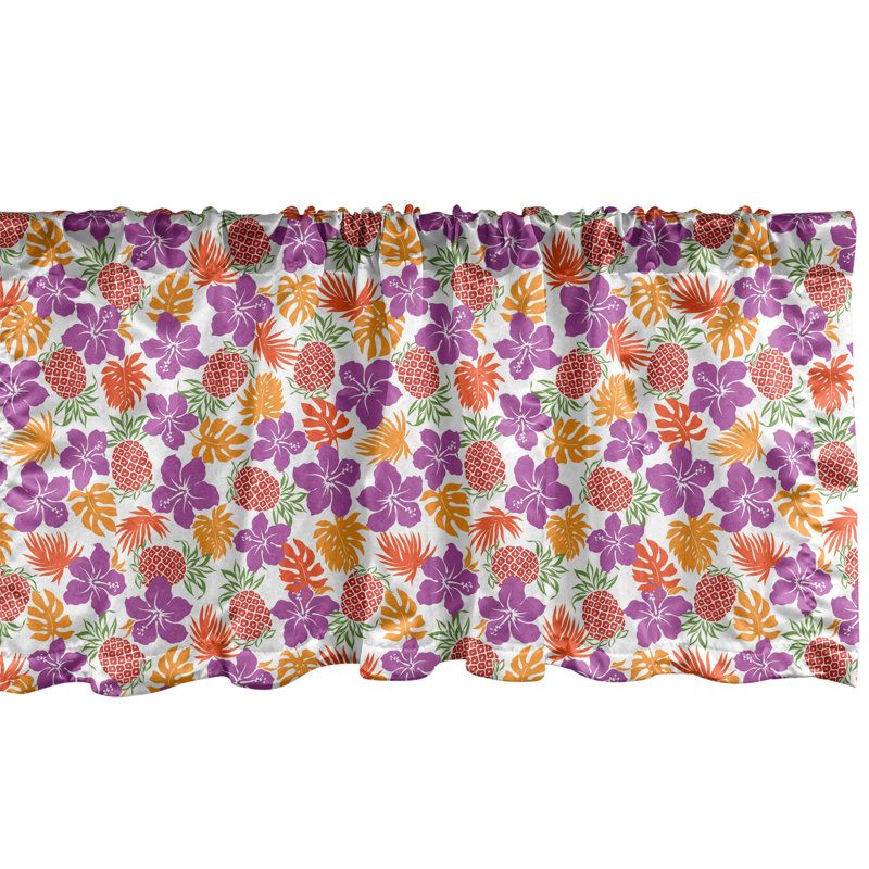 Multicolore cantonnière Ambesonne, L 54 po x L 12 po