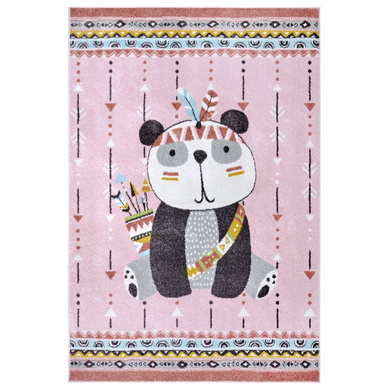 Adventures Children Pink Rug, Rectangular 120 x 170cm