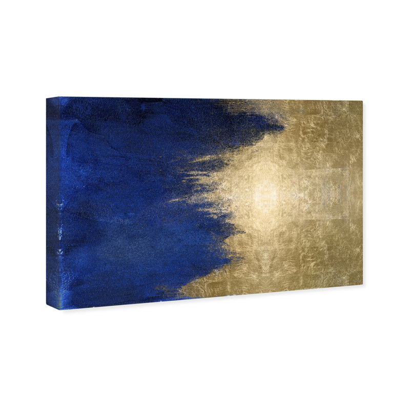 «Light Symphony», reproduction d'impression sur toile, H 30 po x l 45 po, Cadre flottant doré
