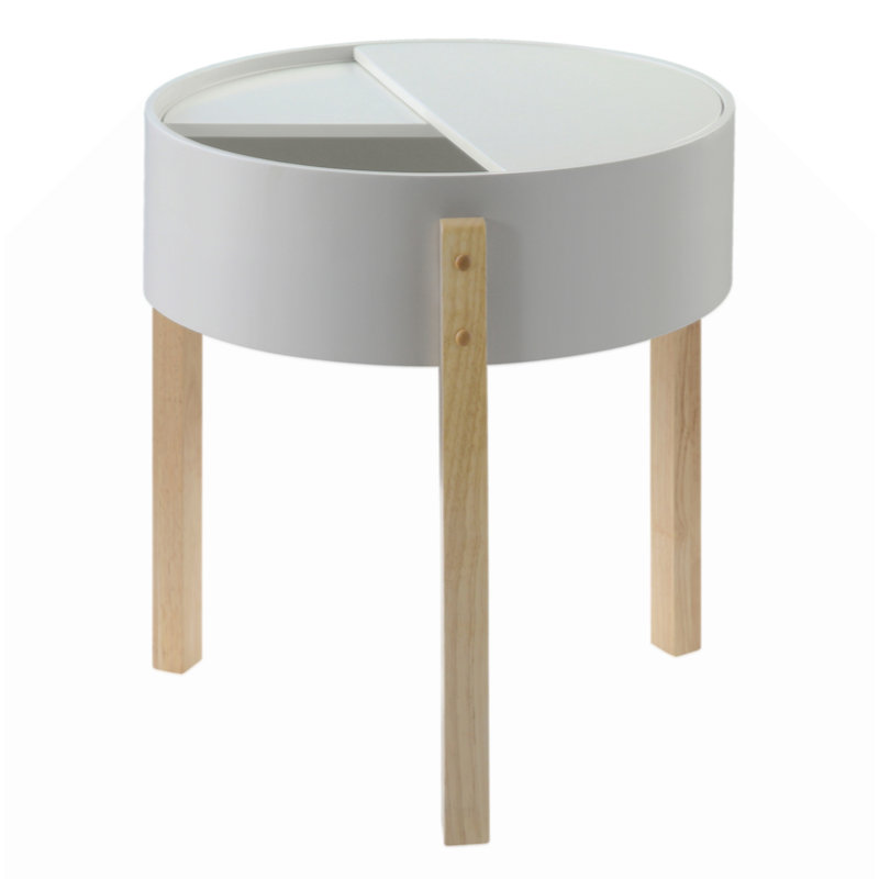 End Table With Hidden Storage
