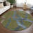 Machine Washable Indoor/Outdoor Chantille ACN2394 Abstract Rug-1123178729
