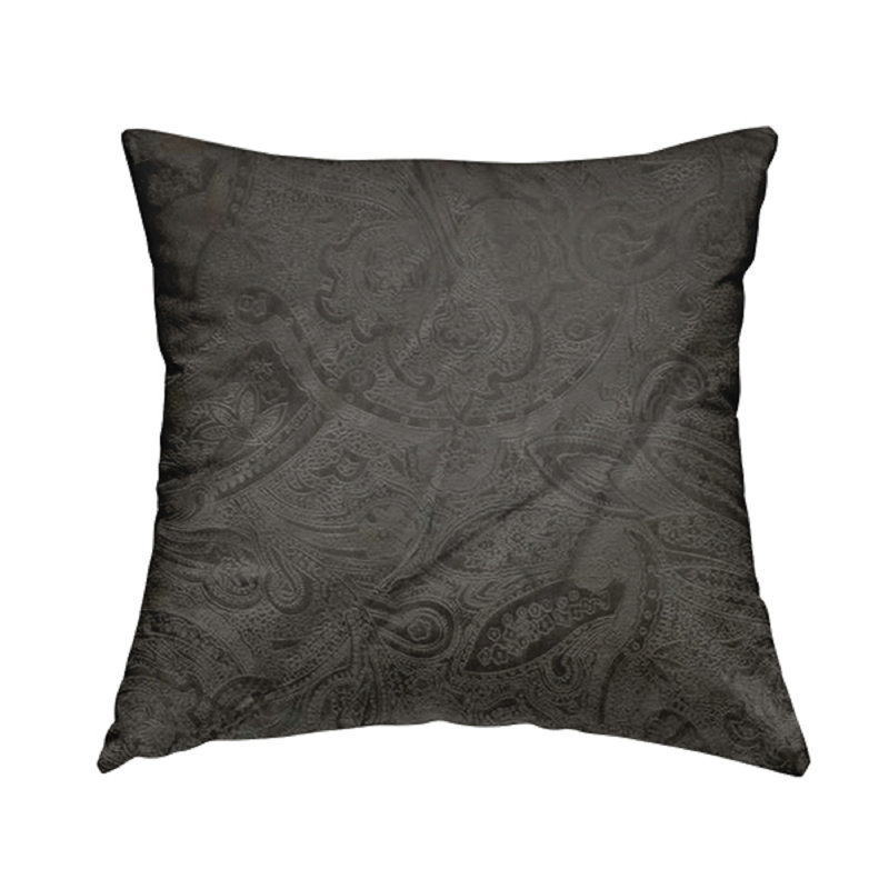 Elmina Square Cushion, 55cm H x 55cm W x 5cm D, Grey