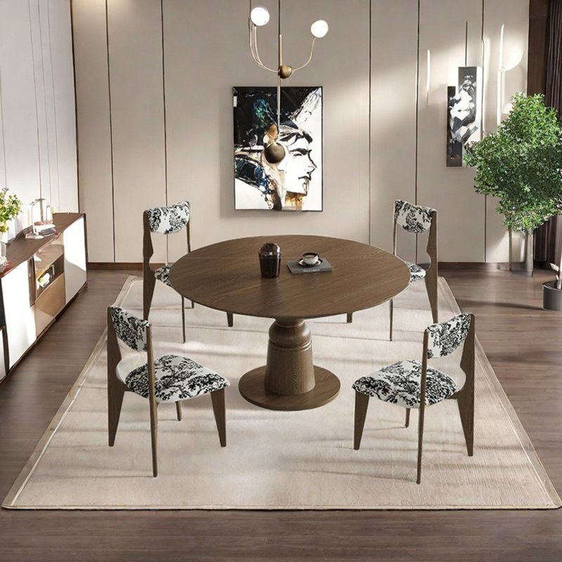 Ensemble de table de salle à manger, Taupe, H 29,53 po x L 47,24 po x l 47,24 po