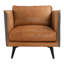 32.5" Wide Top Grain Leather Armchair