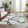 Premium Machine Washable Corum AMF999 Swirls Rug