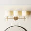 Erlandson 3-Light Dimmable Metal Vanity Light with Frosted Glass Shades-353800845-353800882