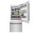 ZLINE Autograph Edition 36 in. 19.8 cu. ft. Built-In Bottom Freezer Refrigerator with Water Dispenser and Ice Maker in Stainless Steel with Accents-110427461