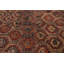 Grand tapis kilim turc rétro en brun - Style scandinave brodé pour le salon