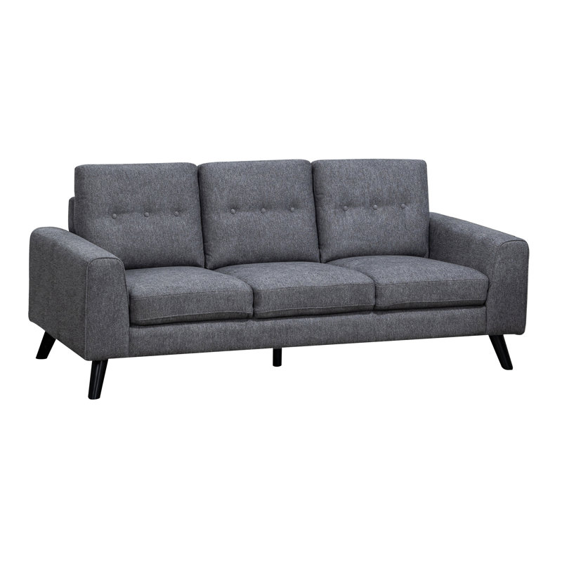 Canapé, chenille grise, Gris chenille