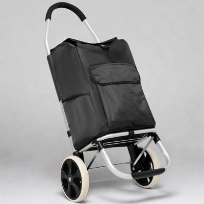 Chariot pliable avec roulettes, chariot utilitaire avec sac imperméable, conception amovible et légère