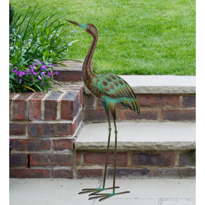 Grue verte patinée Decor SM - UP