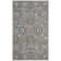 Harwood Oriental Cotton Grey/Blue Area Rug