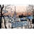 Vector Montmartre in Paris with Eiffel Tower Paintable Wall Mural-88960099