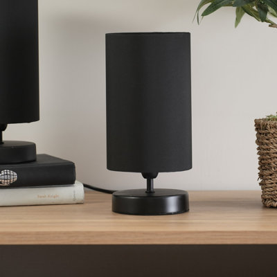 Romica Touch Table Lamps with Fabric Shades
