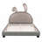 Upholstered PU Leather Platform Bed