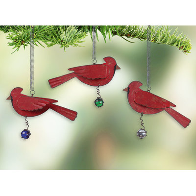 Ornement figurine suspendu cardinaly
