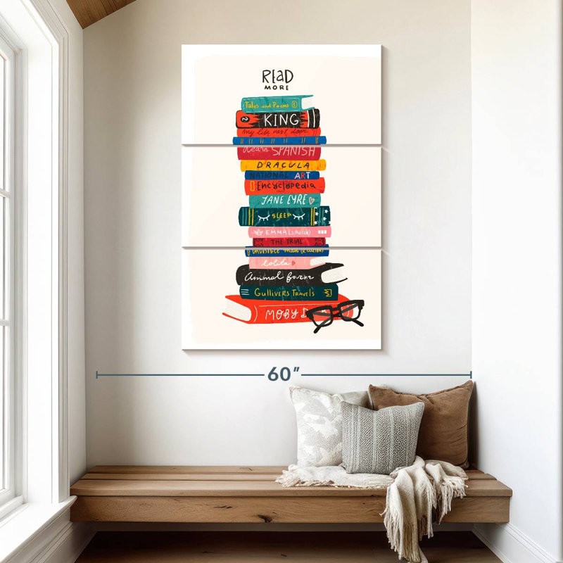 Keiraleigh Read More Book Stack, 50'' H X 32'' W