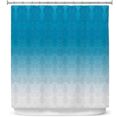 Rideau de douche simple dégradé pattern i
